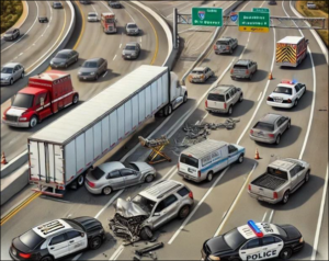 Figure 2: Crash at the highway intersection